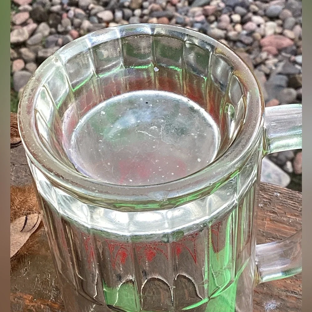 🍺  Beer Mug Budweiser King of BEERS 🍺 🍺 Vintage Glass Handle